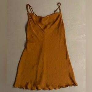 Free People Golden Slip